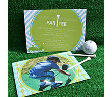 Preppy Golf Birthday Party Printable Invitation